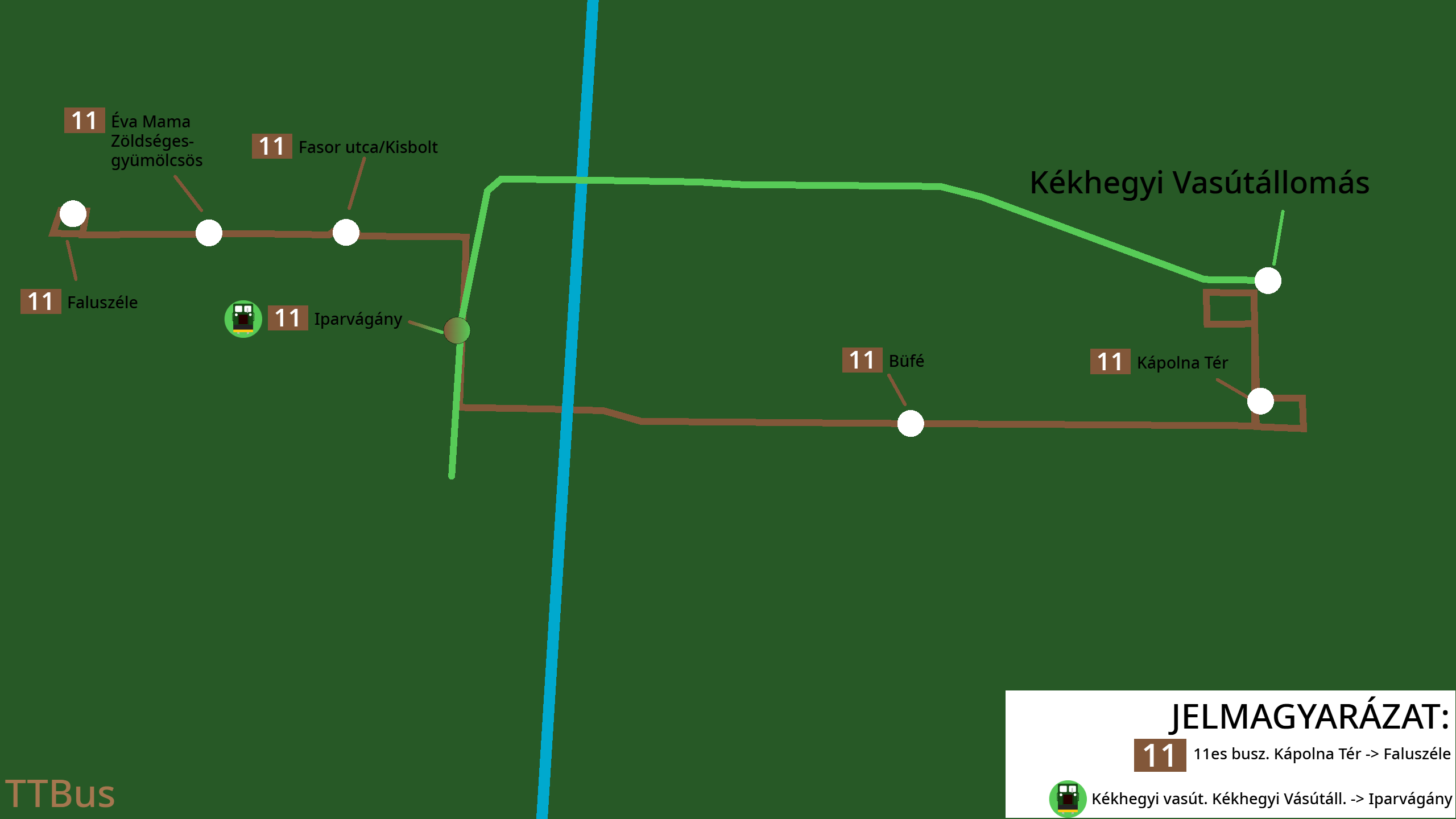 Kékhegy térkép